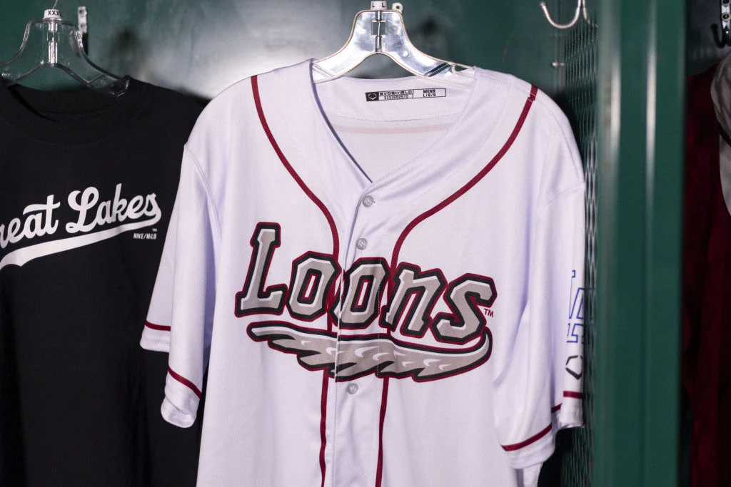 Great Lakes Loons Wilson Home Replica Jersey - Adult - Image 4