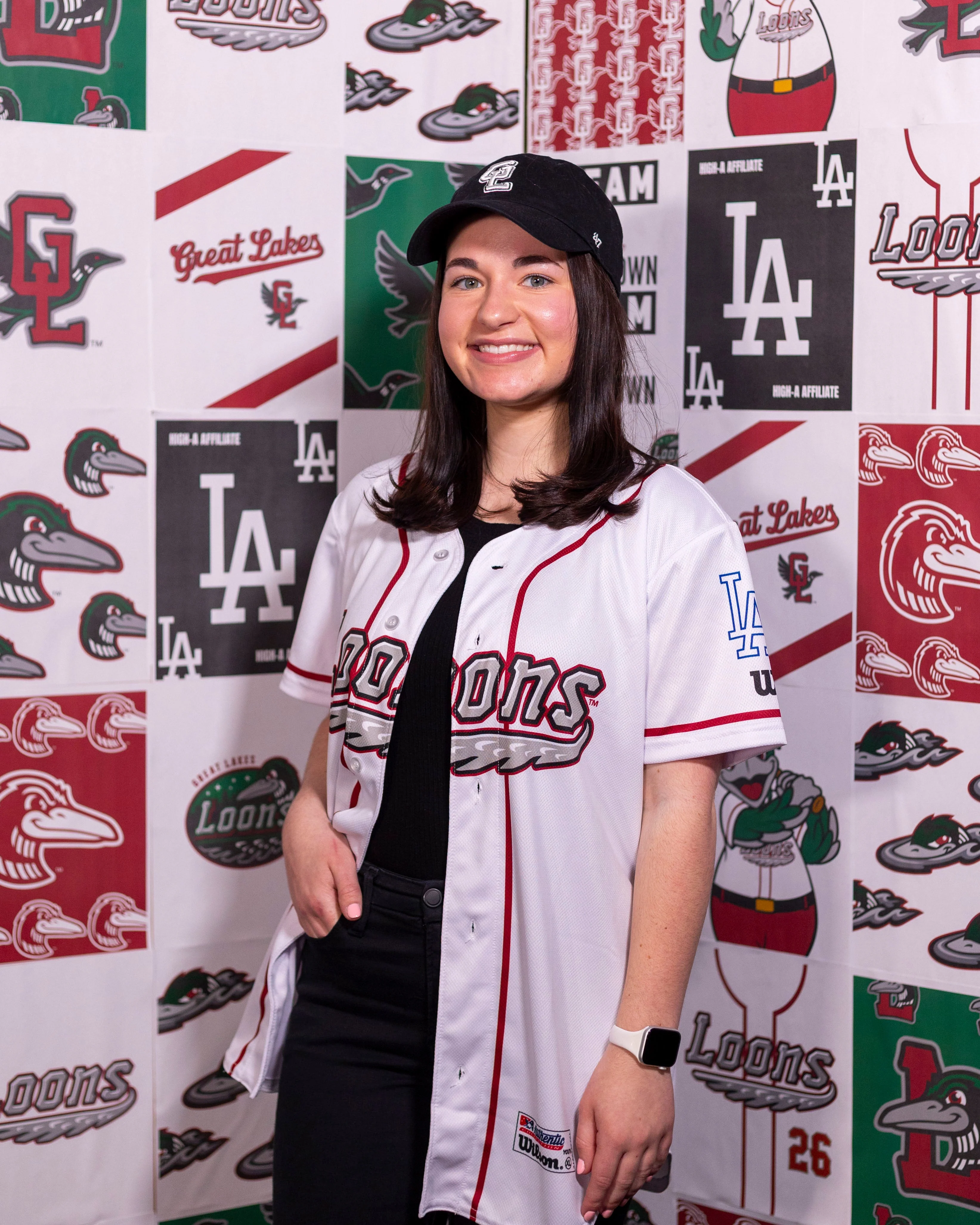 Great Lakes Loons Wilson Home Replica Jersey - Adult - Image 6